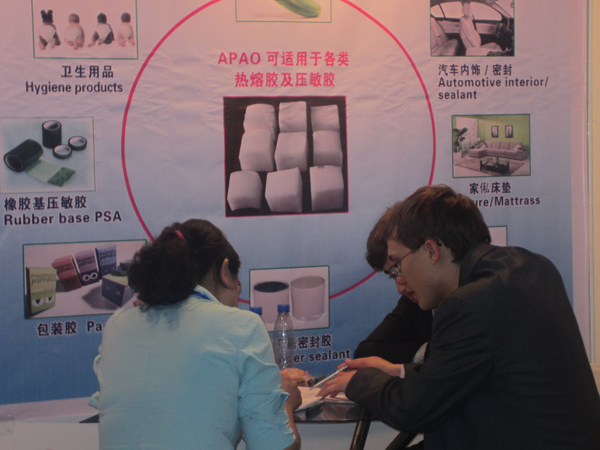 2012中國國際膠粘劑及密封劑展覽會-客戶來訪